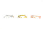 Load image into Gallery viewer, Golden Hammered Ring
