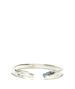 Load image into Gallery viewer, Silvered Hammered Ring
