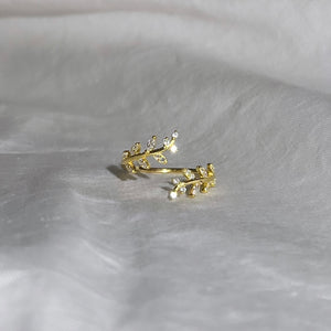 Seaweed Leaf Ring