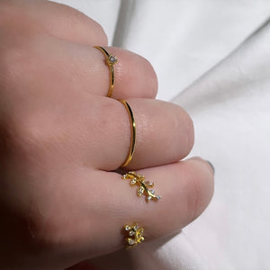 Seaweed Leaf Ring