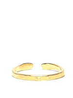 Load image into Gallery viewer, Golden Hammered Ring
