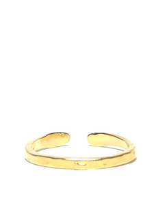 Golden Hammered Ring