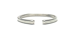 Minimal Adjustable Ring: in Silver