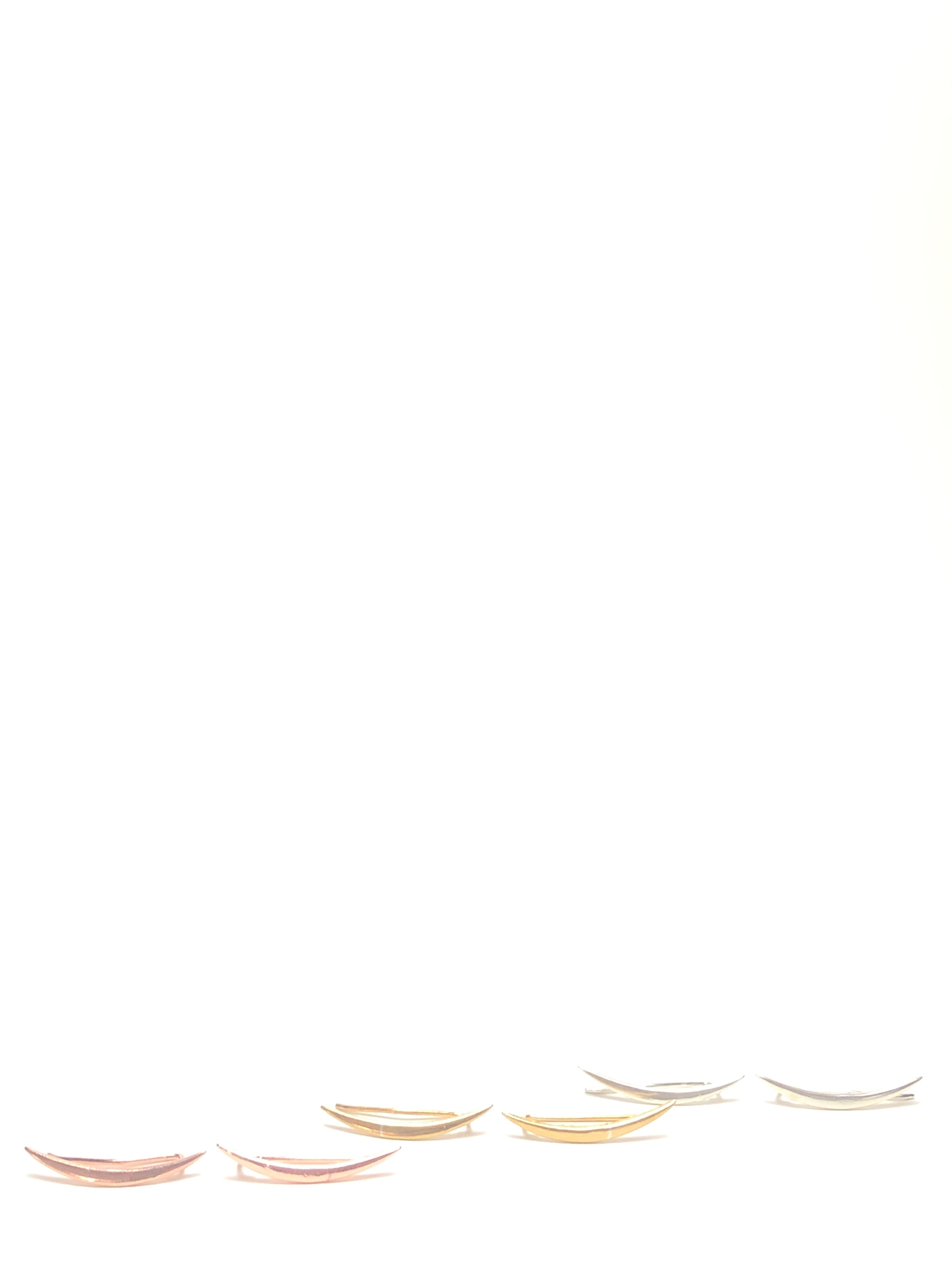 Shiny Silver Ear Climber