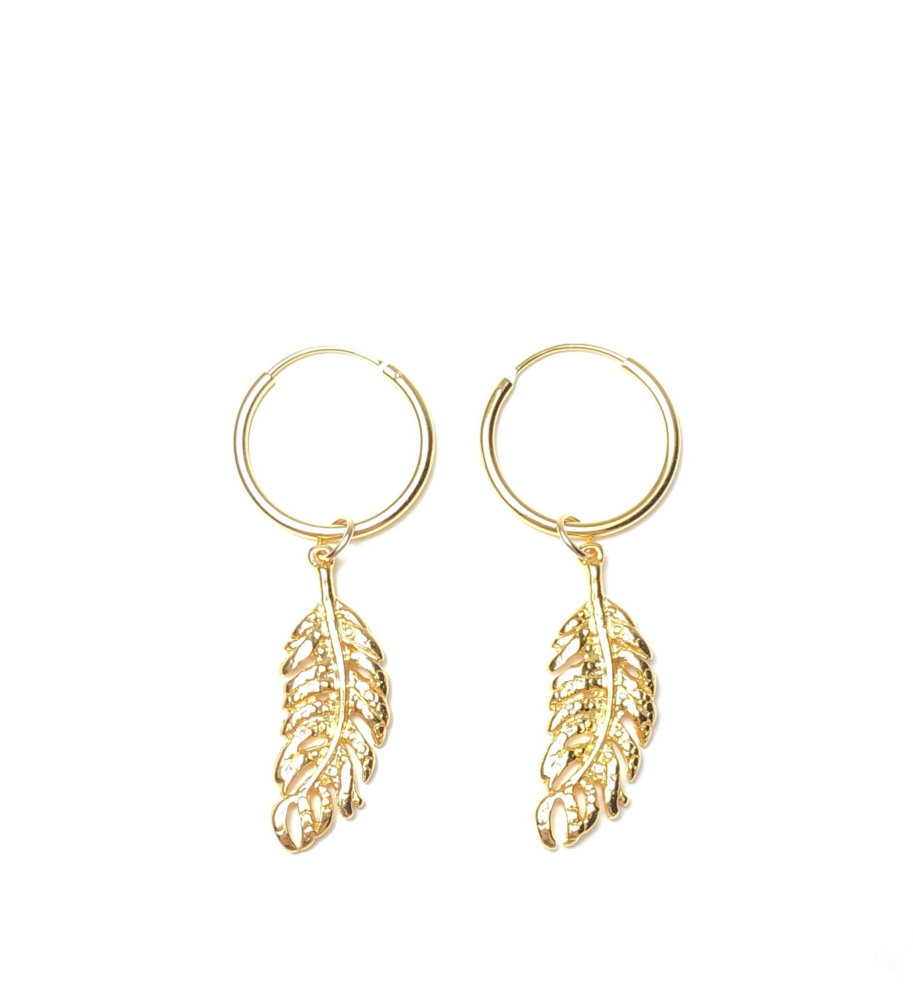 The Palm Leaf Earrings
