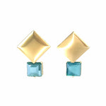 Load image into Gallery viewer, Caribbean-Blue Earrings
