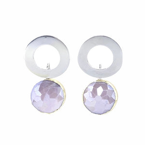 Coralline-Purple Earrings