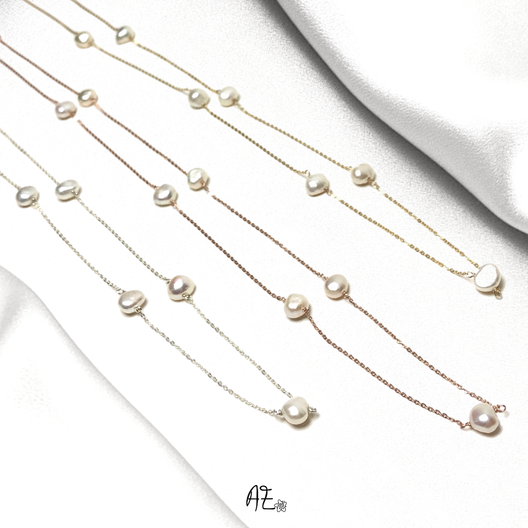 The Pearl Chain: in Silver