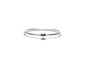 Silvered Detail Ring