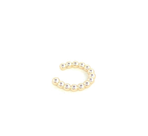 Having a Ball at Sea Bead Ear Cuff