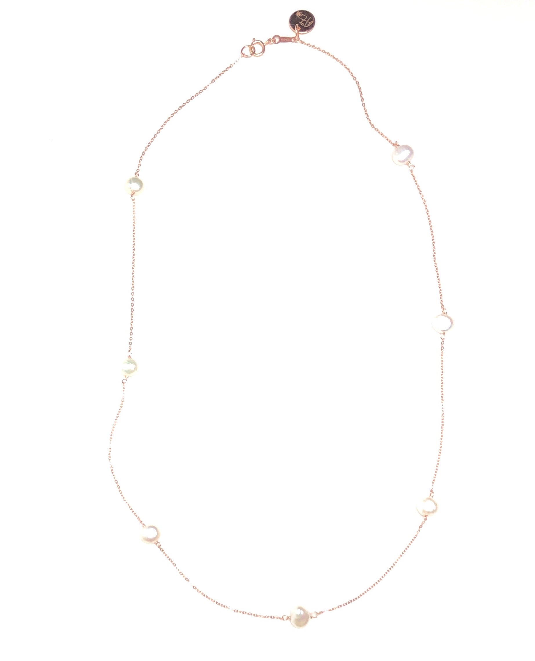 The Pearl Chain: in Rose Gold